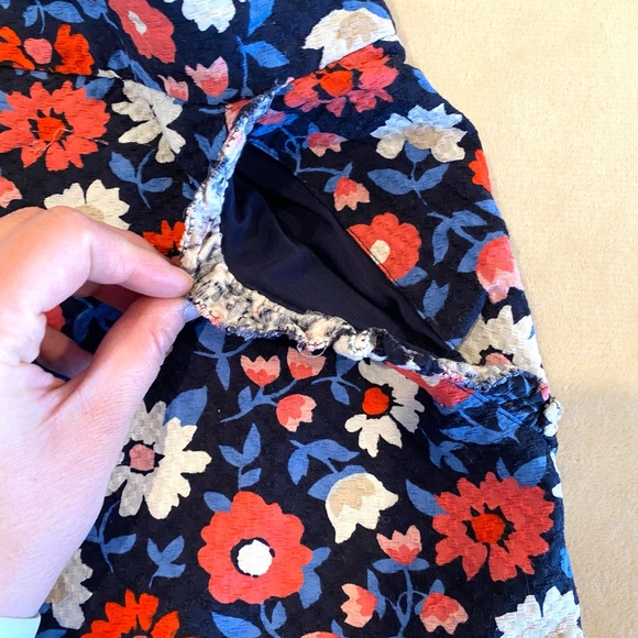 Kate Spade New York jacquard floral skirt - Picture 3 of 8